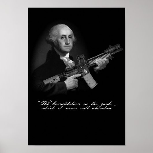 "Don't Tread on George" Poster (Vorne)