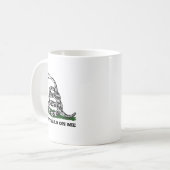 Don't Tread On Me 2nd Amendment Patriotic New Nove Kaffeetasse (Vorderseite Links)