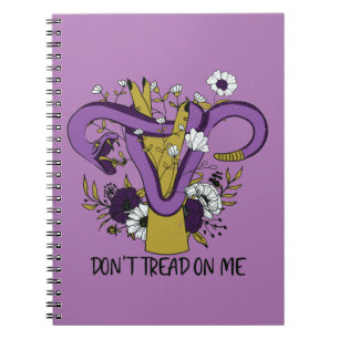 Dont Tread On Me Feminist Notizblock