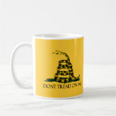 Dont Tread on Me Gadsden Flag Historisches Militär Kaffeetasse (Links)
