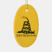 Dont Tread on Me Gadsden Flag Historisches Militär Keramikornament (Rechts)