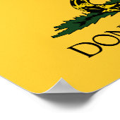 Dont Tread on Me Gadsden Flag Historisches Militär Poster (Ecke)