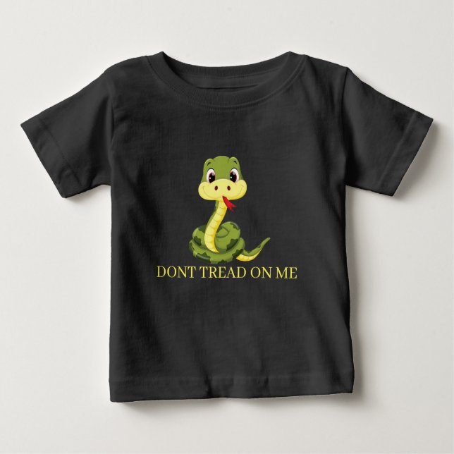 DONT TREAD ON ME Gadsden Snake Baby T-shirt (Vorderseite)