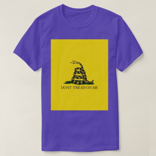Dont Tread on me Libertarian Style Graphic T-Shirt (Design vorne)