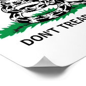 Dont Tread On Me  Poster (Ecke)