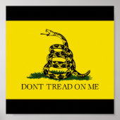 Don't Tread On Me Poster (Vorne)