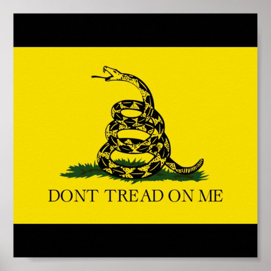Don't Tread On Me Poster (Vorne)