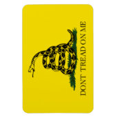 DONT TREAD ON ME Rattlesnake Snake Revolution Flag Magnet (Vertikal)