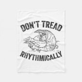 Don't Tread Rhythmically Apparel For Men Women  Fleecedecke (Vorderseite)