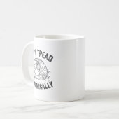Don't Tread Rhythmically Apparel For Men Women  Kaffeetasse (Vorderseite Links)