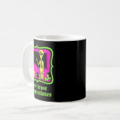 Don't Trust Subtitutes Funny Alien Invasion Teache Kaffeetasse (Vorderseite Links)