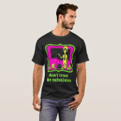 Don't Trust Subtitutes Funny Alien Invasion Teache T-Shirt (Vorne ganz)