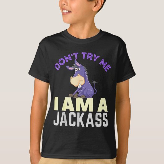 Don't Try Me I Am A Jack Funny Halloween Costume T-Shirt (Vorderseite)