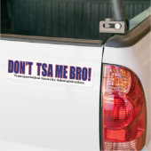 DON'T-TSA-Me-Bro-Red Autoaufkleber (Auf Lkw)