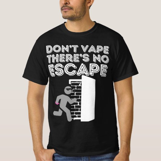 Dont vape-ani rauchen T-Shirt (Vorderseite)