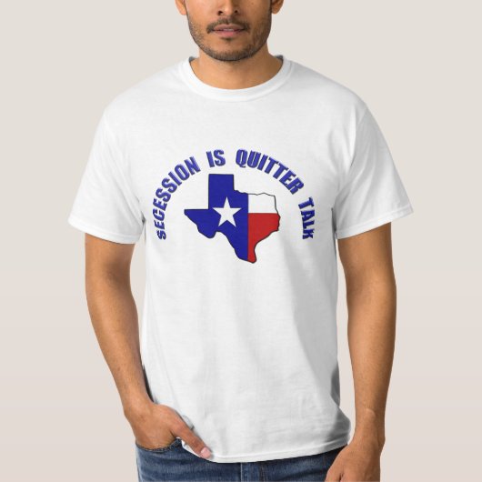 Don't Vex Us Texas - Sezession ist Quitter Talk T-Shirt (Vorderseite)