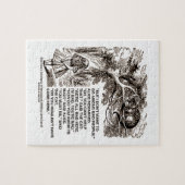 Don't Want To Go Among Mad People Alice Cheshire Puzzle (Horizontal)