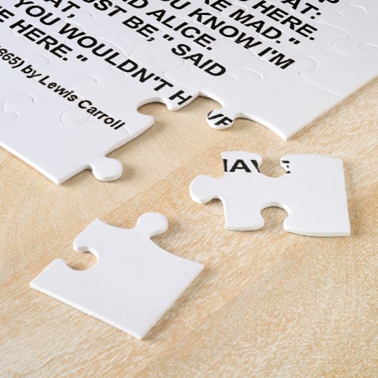 Don't Want To Go Among Mad People Alice Cheshire Puzzle (Seite)