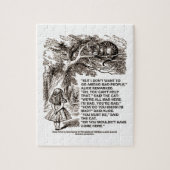 Don't Want To Go Among Mad People Alice Cheshire Puzzle (Vertikal)