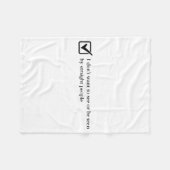 Dont Want To See Or Be Seen By Straight People Fleecedecke (Vorderseite (Horizontal))