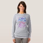 Don't Waste My Time Long Sleeves Top (Vorne ganz)
