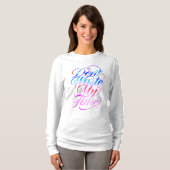 Don't Waste My Time Long Sleeves Top (Vorne ganz)