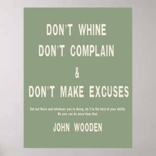 Don't Whine Poster