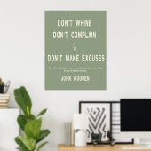 Don't Whine Poster (Heimbüro)