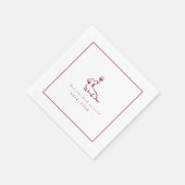 Dont Wine Dachshund Drinks On Me Cocktail Napkins Serviette (Ecke)
