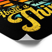 Don't Worry About A Thing Jamaican Rasta Reggae Fu Poster (Ecke)