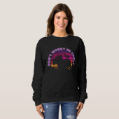 DON'T WORRY BE CAPPY  Cute Capybara Sunset Meme Sweatshirt (Vorne ganz)