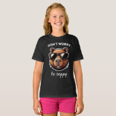 Dont Worry Be Cappy Niedlich Capybara Geschenk T-Shirt (Vorne ganz)