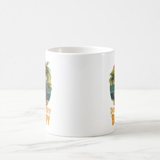 Dont Worry Be Capy Funny Capybara Kaffeetasse (Mittel)