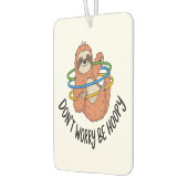 Don't Worry Be Hoopy Sloth Autolufterfrischer (Links)