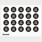Dont Worry Bowl Happy Funny 10 Button Bowling Lea Runder Aufkleber (Blatt)