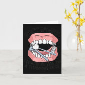 Don't Worry I Practiced This On A Tydont Once Dent Karte (Gelbe Blume)