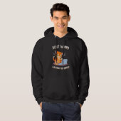 Don't Worry I'm From Tech Support Funny Cat PC Com Hoodie (Vorne ganz)