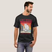 Don't Worry I'm From Tech Support Funny Cat Retro_ T-Shirt (Vorne ganz)