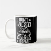 Don't Worry I'm Koalified To Drive Funny New Drive Kaffeetasse (Links)