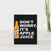 Don't Worry It's Juice Apparel Karte (Vorderseite)