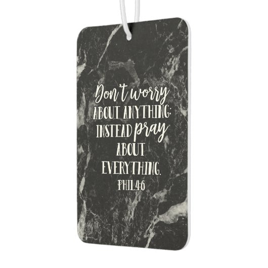 Dont Worry Pray Bible Verse Scripting Christlich Autolufterfrischer (Links)