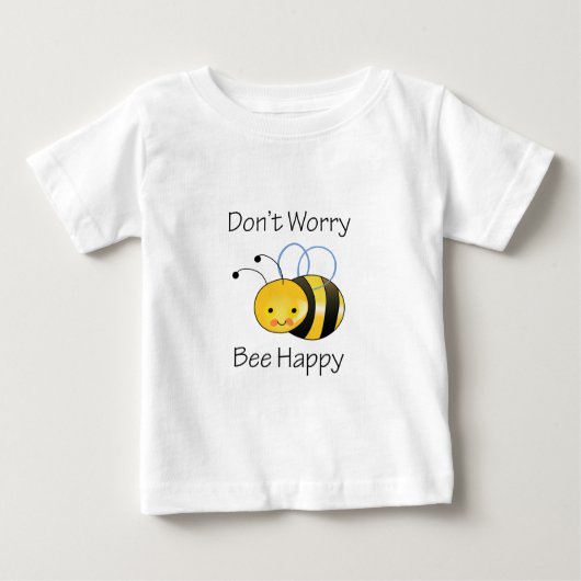 DONT WORRY WAR glücklich Baby T-shirt (Vorderseite)