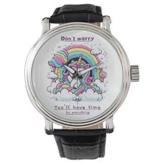 Don't Worry, You'll Have Time for Everything" Armbanduhr