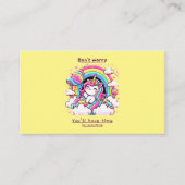 Don't Worry, You'll Have Time for Everything" Visitenkarte (Vorderseite)