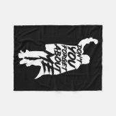 Don't You Forget About Me Long Sleeve  Fleecedecke (Vorderseite (Horizontal))
