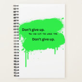 don'tgiveup_youcancussthetime planer (Vorderseite)