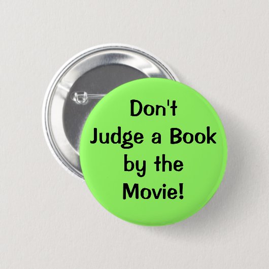 Don'tJudge ein Bookby theMovie! Button (Vorne & Hinten)
