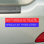 DONTSPREADMYWEALTHREDWHITEANDBLUE, VERBREITEN AUTOAUFKLEBER (Auf Auto)