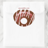 Donu-Logo, www.iamdonu.com Runder Aufkleber (Tasche)