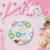 Donut 1. Geburtstagsjunge Pappteller (Party)